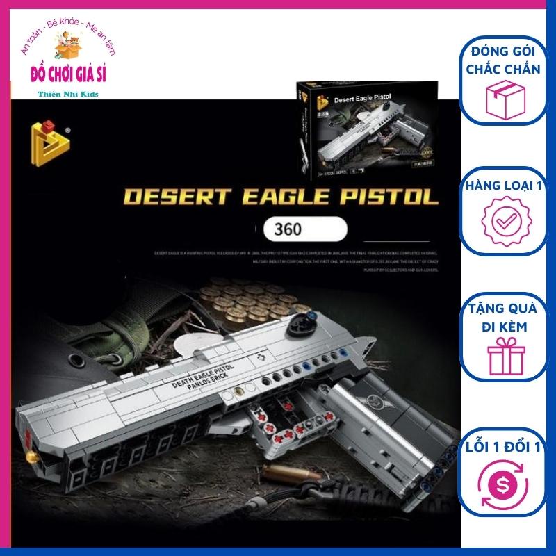 [hàng loại 1] Đồ chơi xếp hình lắp ráp dạng lego mô hình súng lục ...