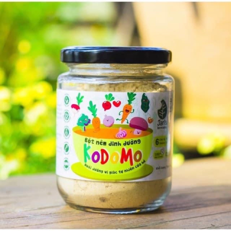 Bột nêm Kodomo rau củ cho bé từ 6 tháng lọ 90g