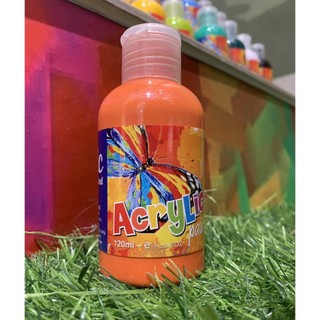 Màu vẽ Acrylic chai 120ml, VAT - COLORMATE