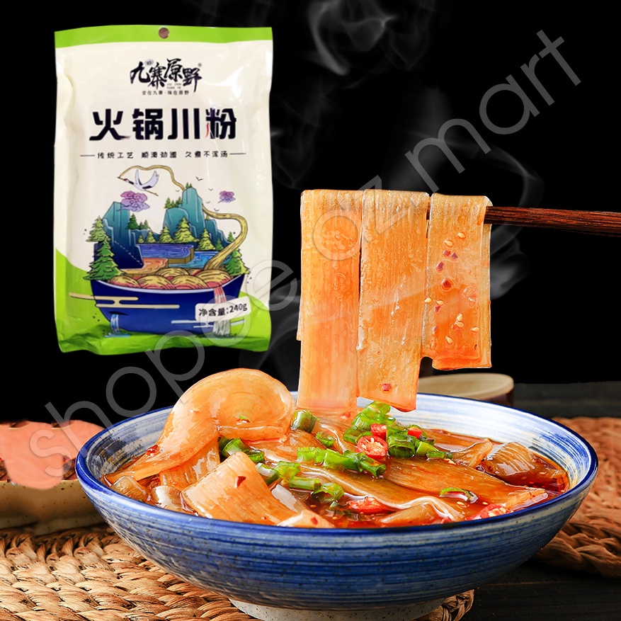 Miến Dẹt Khoai Lang Tứ Xuyên Haidilao Không Gia Vị Dùng Ăn Lẩu