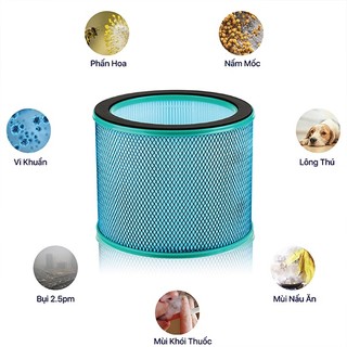 Hệ Màng lọc Hepa H13 cho quạt lọc không khí Ultty CR021, Lọc bụi mịn, diệt vi khuẩn nhờ lớp nano bạc - Hàng chính hãng