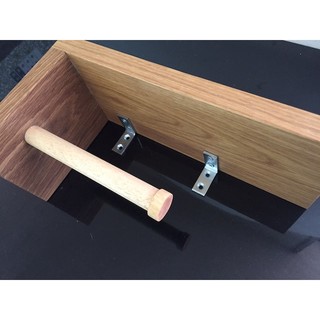 giá kệ gỗ để giấy decor trang trí treo trường trong nhà tắm nhà vệ sinh dài 30 cm