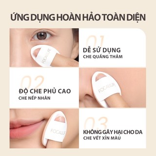 [Y178] [Puff] Bông Phấn Trang Điểm FOCALLURE Mini - Ngón Tay - Bông Mút Mềm