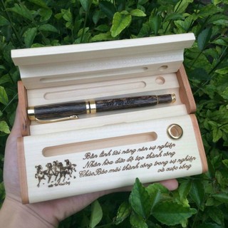 Bút Ký Trầm Hương Sánh Chìm Cao Cấp Khắc Tên Theo Yêu Cầu Miễn Phí - Làm Quà Tặng Sang Trọng, Đẳng Cấp