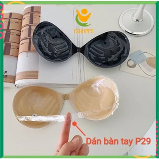 Áo dán nâng ngực bàn tay kèm dây trong Miếng dán ngực silicon SILICON CÀI TRƯỚC KHÔNG GỌNG AOLOT20