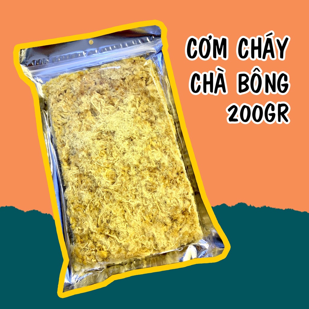 Cơm cháy siêu chà bông loại 1 thơm ngon - 200G - Phú Quý Food ( CÓ BÁN SỈ SLL)