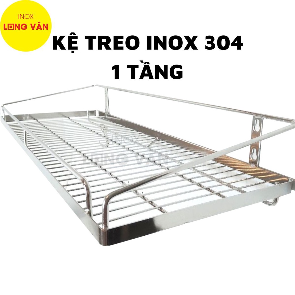 Kệ treo INOX 304 cao cấp 1 tầng, kệ chén bát đồ dùng nhà bếp tiện lợi ...