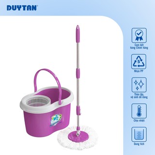 Bộ lau nhà Matsu 14 Lít DUY TÂN nhựa PP, bộ lau nhà 360 độ, bông lau microfiber mịn, thấm hút