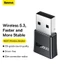 Baseus Bộ Chuyển Đổi ba07 usb bluetooth 5.3 Cho pc laptop Không Dây Với Độ Phân Giải Cao
