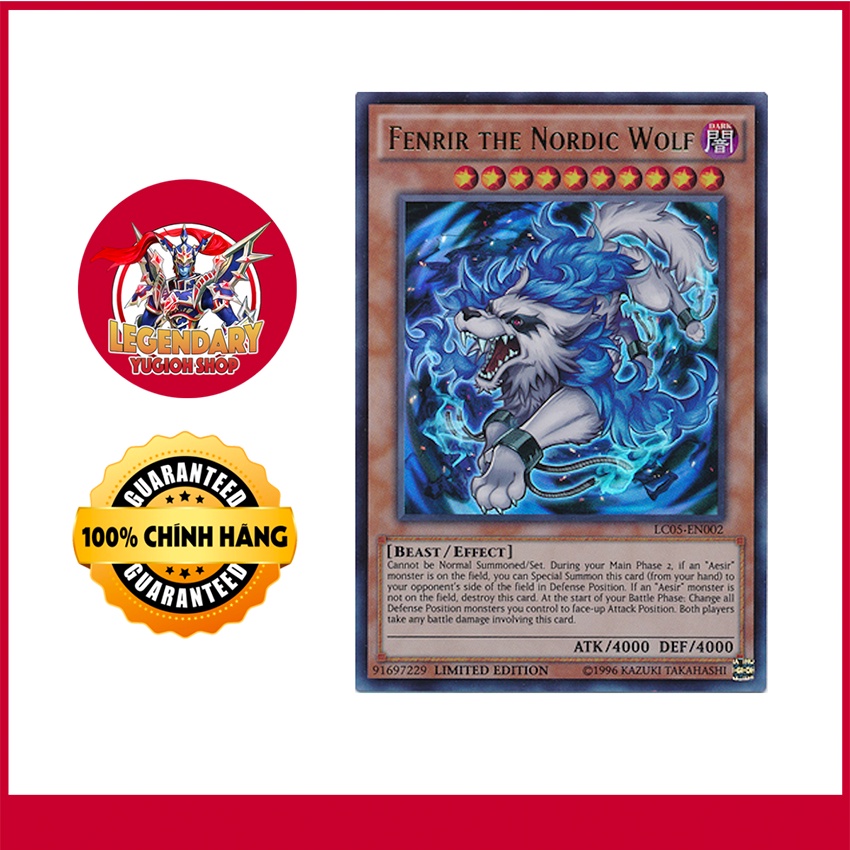 Th Bi Yugioh Chnh Hng] Fenrir the Nordic Wolf | Shopee Vit Nam
