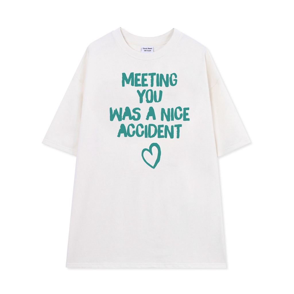 [XẢ KHO]  ÁO THUN FF FORM RỘNG MEETING YOU TEE, VẢI THUN 2 CHIỀU COTTON 250GSM MIX