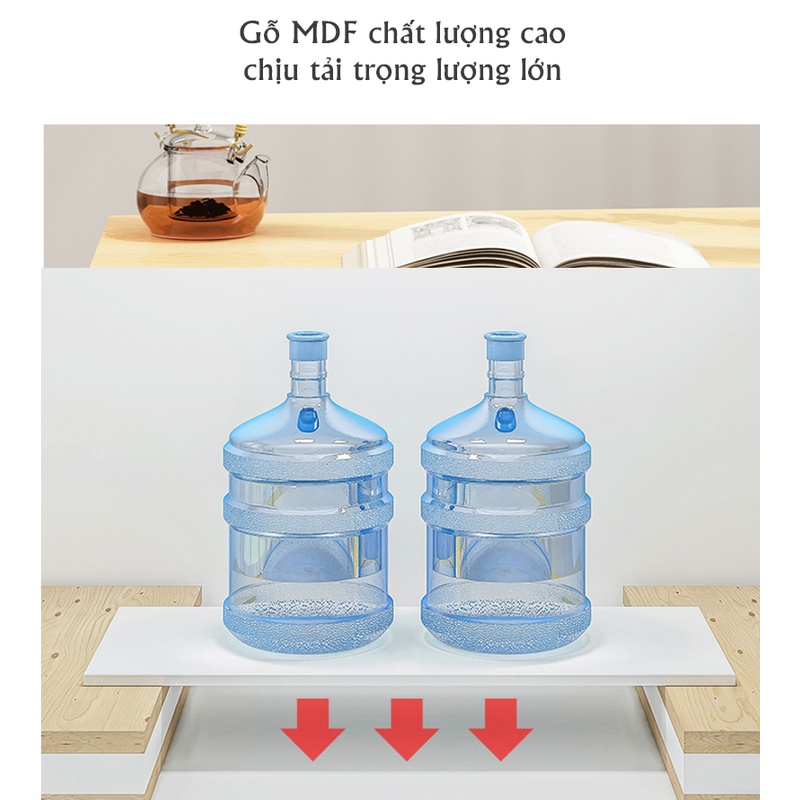Ảnh Bàn làm việc ngồi bệt đa năng gỗ MDF phủ melamin thương hiệu IGA - GA15 2