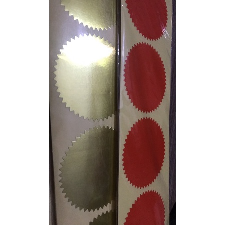 sticker huy hiệu gold silver bằng khen giấy khen nhập khẩu