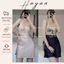 HT141 Váy ngủ sexy xẻ hông có GỌNG tôn dáng,đầm ngủ lụa phối ren nơ ngực gợi cảm HT141