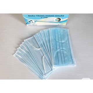 Hộp 50 chiếc khẩu trang y tế 4 lớp kháng khuẩn chống bụi, giá rẻ nhất thị trường