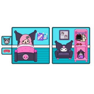 Ngôi nhà màu xanh của Toca - búp bê giấy