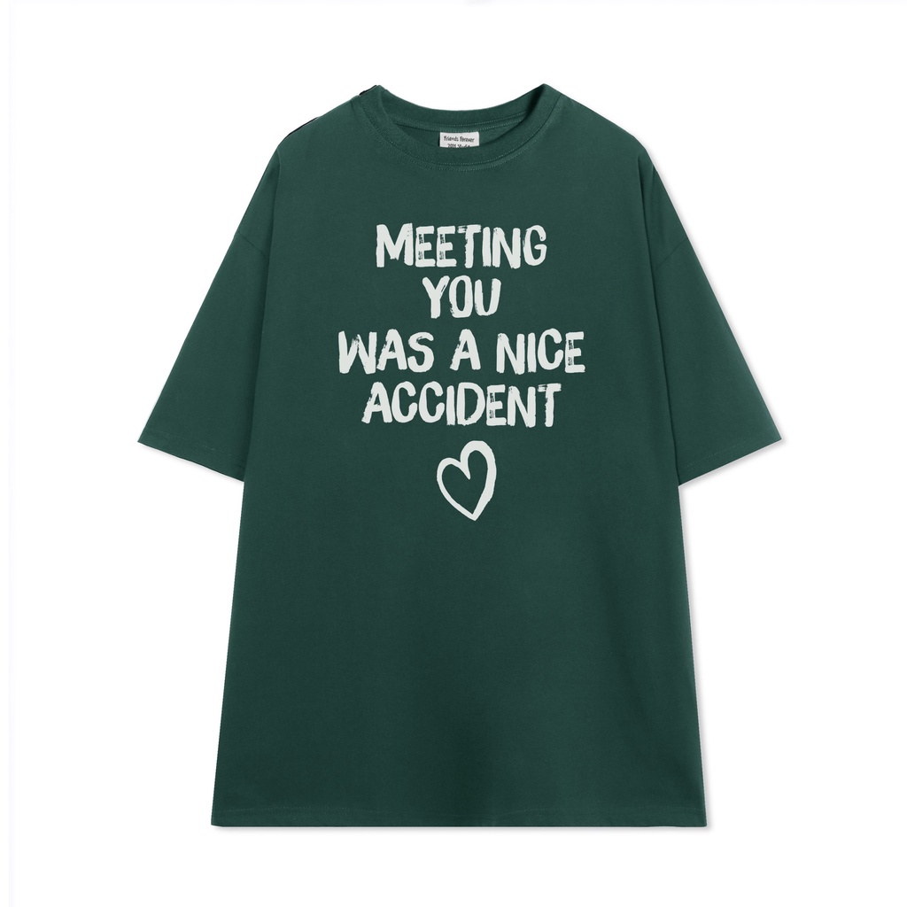 [XẢ KHO]  ÁO THUN FF FORM RỘNG MEETING YOU TEE, VẢI THUN 2 CHIỀU COTTON 250GSM MIX