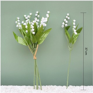 👉Bó 6 Cành Hoa Linh Lan, hoa Chuông Baby cao cấp - Hoa Giả Decor, phụ kiện bó hoa cô dâu