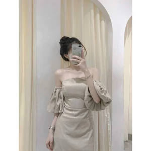 ĐẦM TAPTA VÂN SỌC TAY RỚT⚡HỎA TỐC⚡ MEOINDAHOUSE
