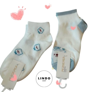 Tất cổ ngắn nữ phong cách Hàn Quốc hiện đại LINDO - Tất/ vớ màu sắc, kiểu dáng đa dạng chất liệu cotton