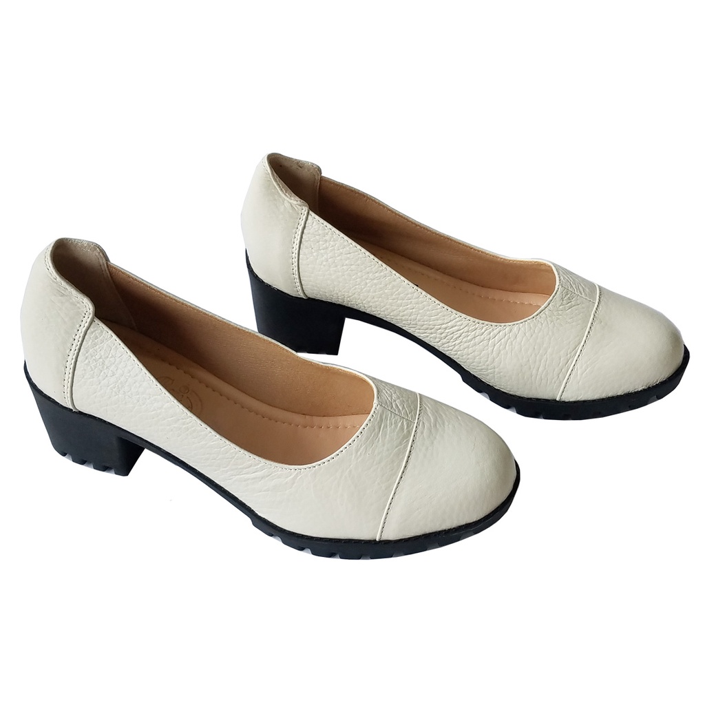 Giày Cao Gót Nữ BIGGBEN Da Bò Thật Cao 5 Phân HKD658
