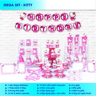 Set MEGA trang trí sinh nhật nhiều chủ đề :GIÁ CŨ 179k SALE 120k