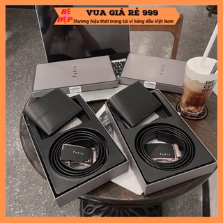 Set dây thắt lưng ví nam PEDRO thời trang cao cấp full box túi giấy sang trọng THL01