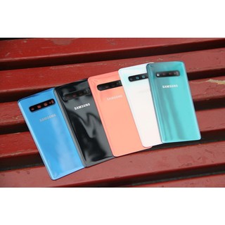 LƯNG VỎ SAMSUNG S10 PLUS - NẮP PIN SS S10+ LENS - CÓ VIỀN CAMERA