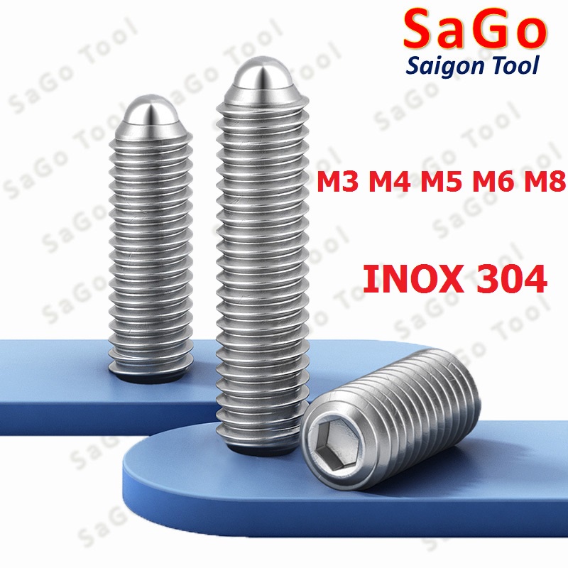 Vít trí đầu bi Inox 304 vít trí lục giác chìm M3 M4 M5 M6 M8 | Shopee ...