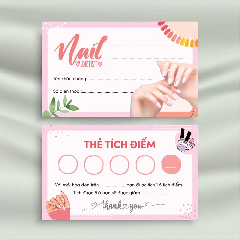 COMBO THẺ TÍCH ĐIỂM NGHÀNH NAIL