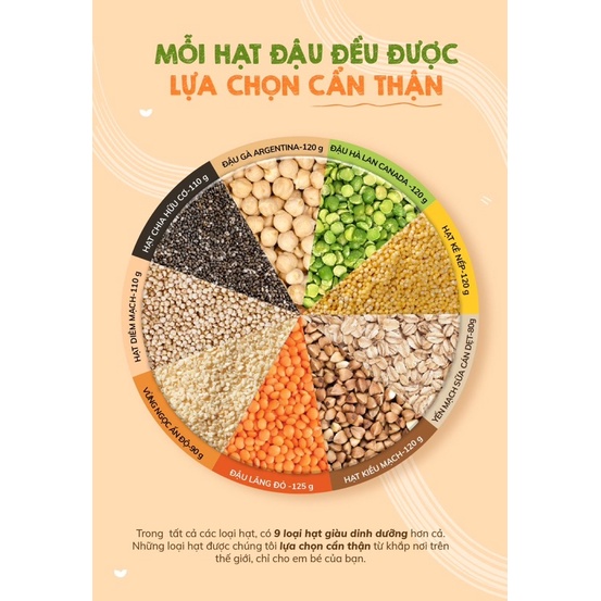 Đậu hạt hữu cơ cho bé ăn dặm Markal, C’Lavie,Sottolestelle - Hạt hữu cơ làm sữa, cháo, bánh cho bé