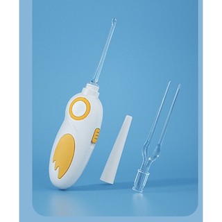 Dụng cụ ráy tai lấy mũi SAFETY mini có đèn led  kèm nhíp đầu silicon an toàn cho bé - chăm sóc tai cao cấp dành cho bé