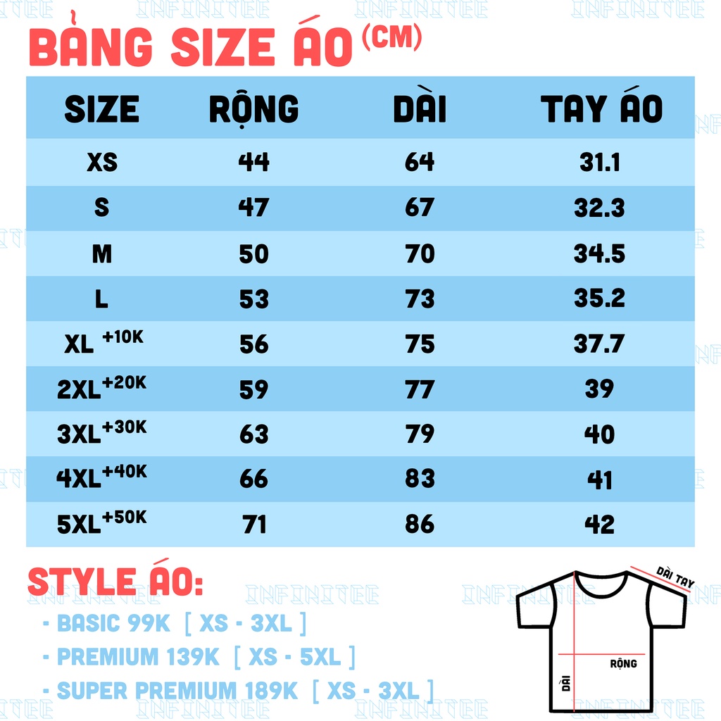 Áo thun INFINITEE Fni034T, Thun 100% Cotton - form rộng Unisex.