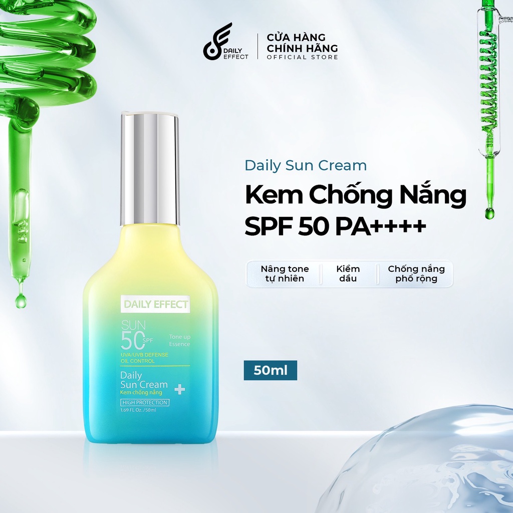 (Đã bán 129) Kem Chống Nắng Daily Effect 50ml - Daily Sun Cream SPF 50++