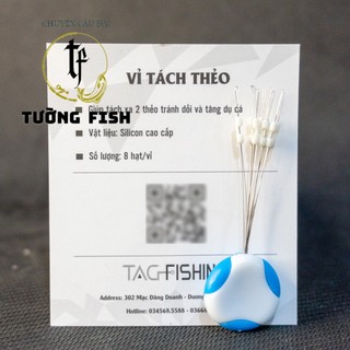 Vỉ hạt tách thẻo đôi câu đài - tường fish shop
