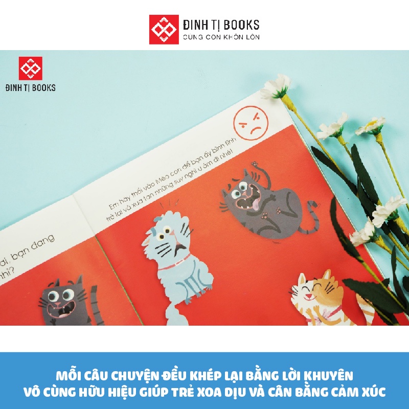 Ảnh Sách EQ - IQ giúp trẻ làm chủ cảm xúc - Truyện tranh minh họa giáo dục cho trẻ từ 3 - 9 tuổi - Đinh Tị Books 4