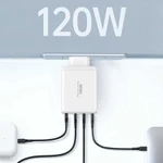 Adapter củ cóc sạc nhanh 120W 4 in 1 gồm 1 USB A và 3 PD Type-C hiệu WIWU Mini GaN Quick Charger - Hàng nhập khẩu — ảnh 5