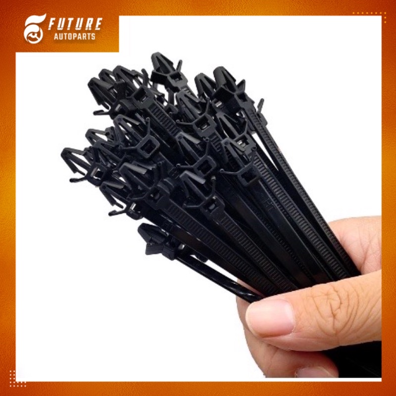 Gói 10 Dây rút ghim nhựa có đệm gài chuyên dùng cho xe ô tô | Shopee ...
