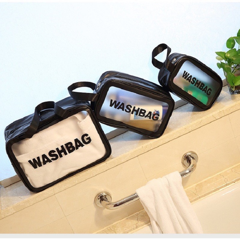 Cốp Trang Điểm Dạng Túi Xách Tay, Túi Cốp Đựng Mỹ Phẩm WASHBAG 3 size 3 màu Túi đựng đồ trang điểm đồ cá nhân chống nước