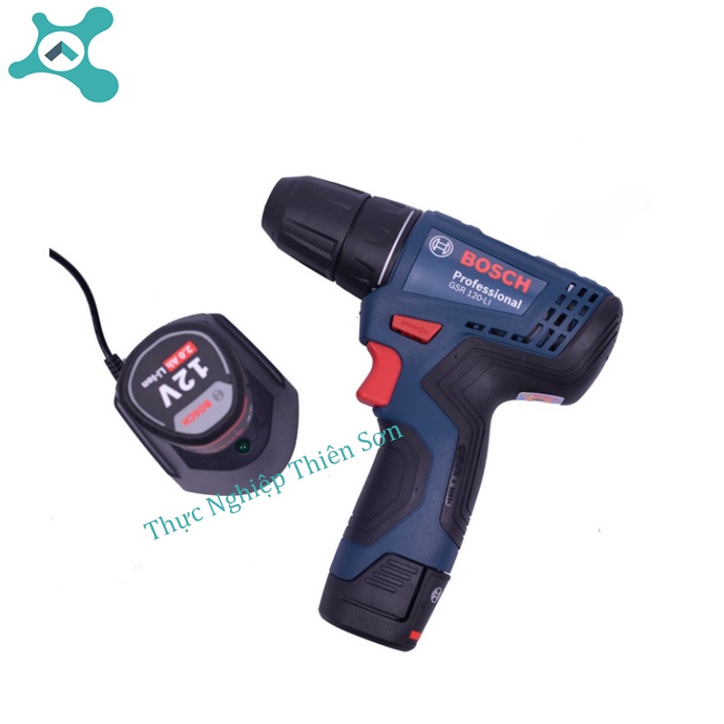 Máy khoan vặn vít dùng pin Bosch GSR 120-LI Phụ kiện (HÀNG CHÍNH