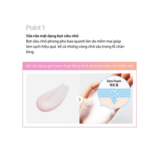 Sữa rửa mặt Banila Co Z​e​r​o F​o​a​m C​l​e​a​n​s​e​r 150ML công thức nhẹ dịu dành cho mọi loại da