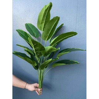 CÂY CHUỐI SINGAPORE 18 LÁ CAO 81 CM NHẬP KHẨU - CÂY GIẢ DECOR Nhà Cửa
