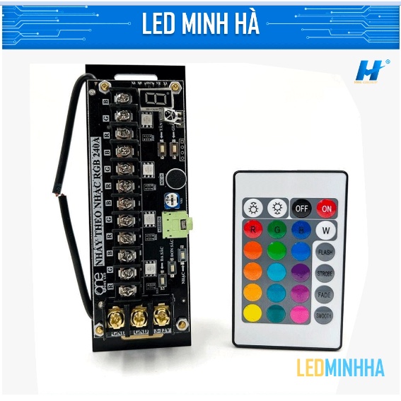 Mạch điều khiển LED RGB 7 Màu 90A, mạch led 7 màu RGB | Shopee Việt Nam