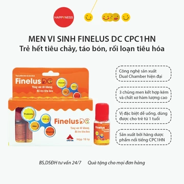 Men vi sinh Finelus DC của CPC1HN - Công nghệ Dual Chamber hiện đại nhất VN trong sản xuất men vi sinh - Hộp 10 lọ