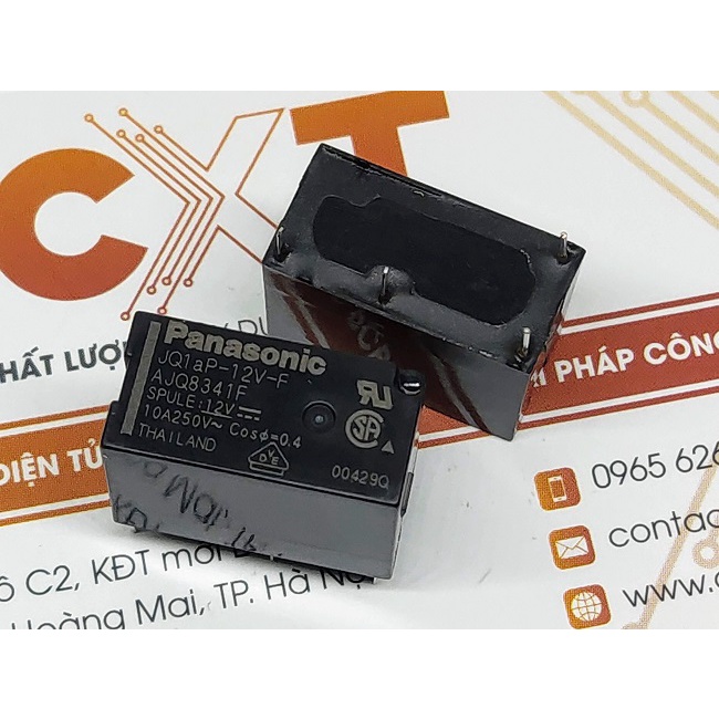 Panasonic Relay 10A 12V (4 Chân) JQ1AP-12V-F | Shopee Việt Nam