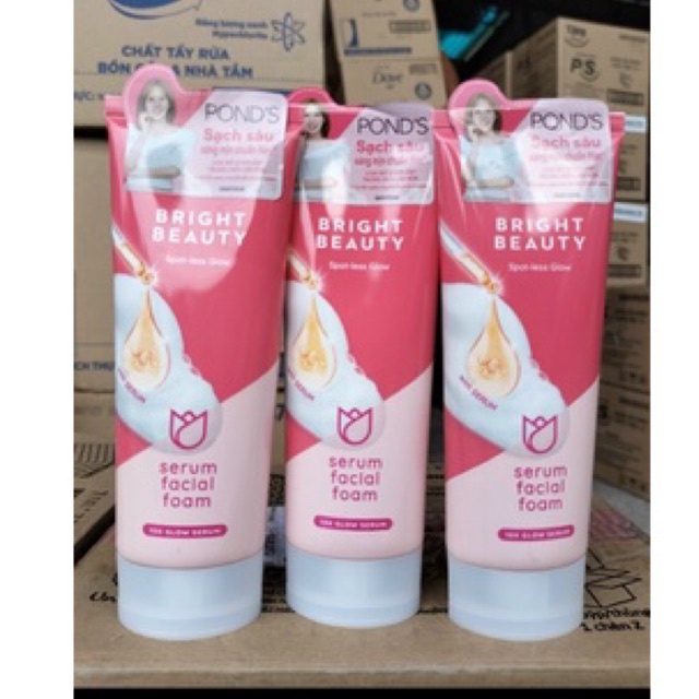 Sữa Rửa Mặt Pond’s Trắng Hồng Rạng Rỡ Tuýp 100g