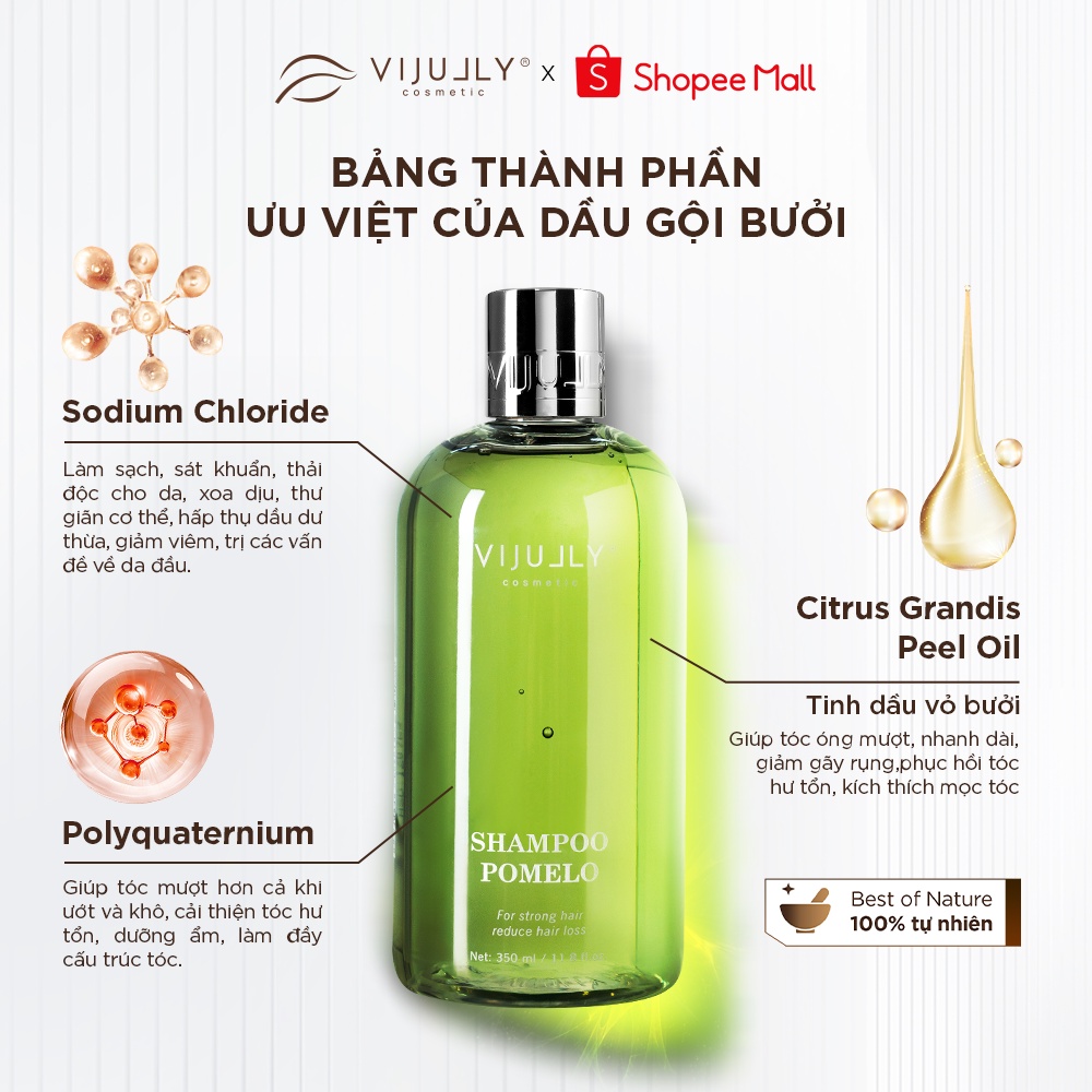 Ảnh DẦU GỘI BƯỞI NGĂN RỤNG TÓC VIJULLY COSMETIC 4