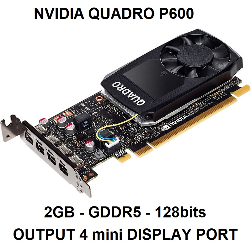 Card màn hình Nvidia Quadro K6000, M2000, M4000, M5000, P600, P620