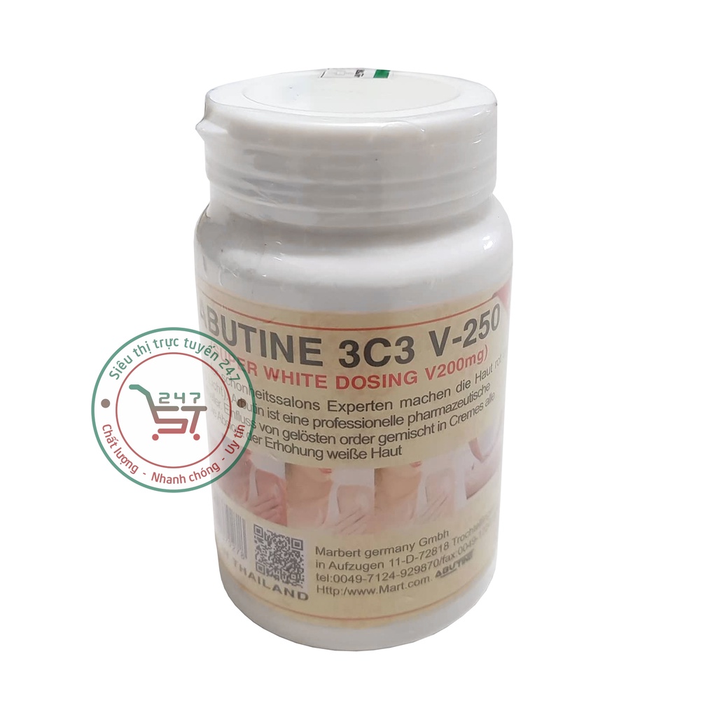 Kem dưỡng Trắng da mặt và toàn thân Abutine 3C3 plus 500g chuyên dùng cho thẩm mỹ viện dành cho da chai lỳ