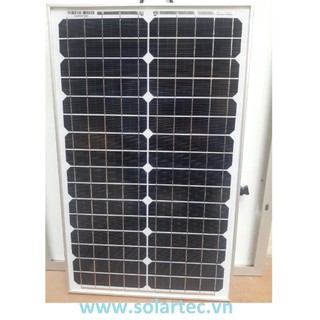 Tấm pin năng lượng mặt trời MONO 30W [Sạc cho bình ắc quy 12V]